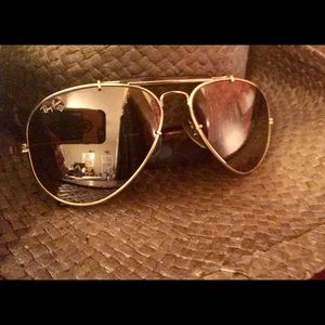 Vintage Ray Ban gold dust lense sunglasses